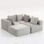Canapé compressé: Magic Cube Canapé-YKX-33001-Gris fumée-60753863