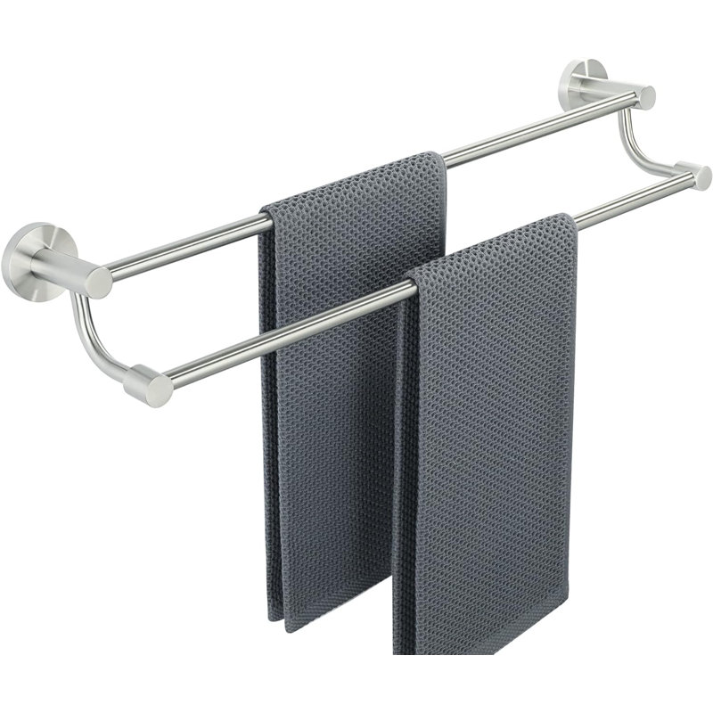 24.3 " Stainless Steel 1 - Bar Wall Towel Bar, Nickel brossé