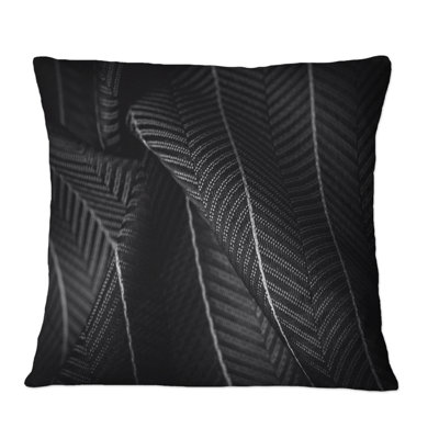 Grey Silver Silk Fabric With A Thin White Stripe - Patterned Printed Throw Pillow