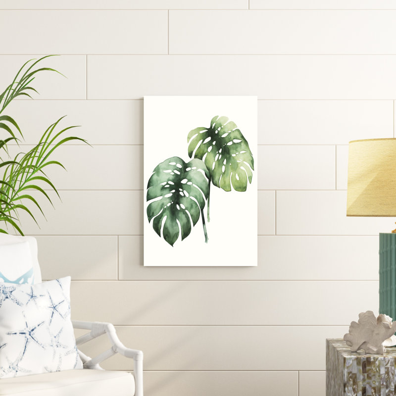 «Tropical Plant I» par Grace Popp, reproduction d'art sur toile, H 30 po x l 20 po, Toile tendue