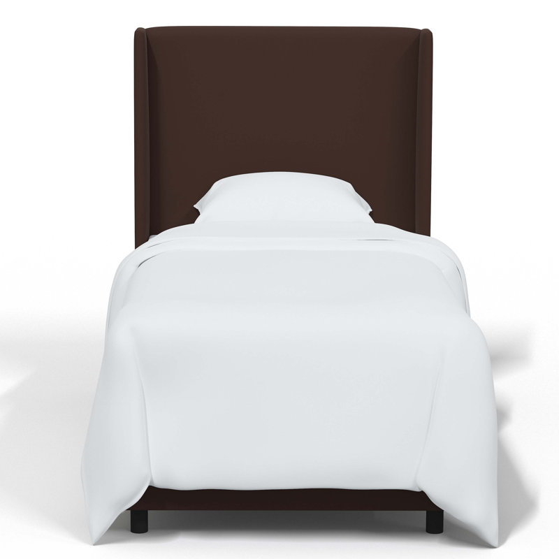 Tilly Upholstered Bed, Twin, Classic Chocolate Velvet