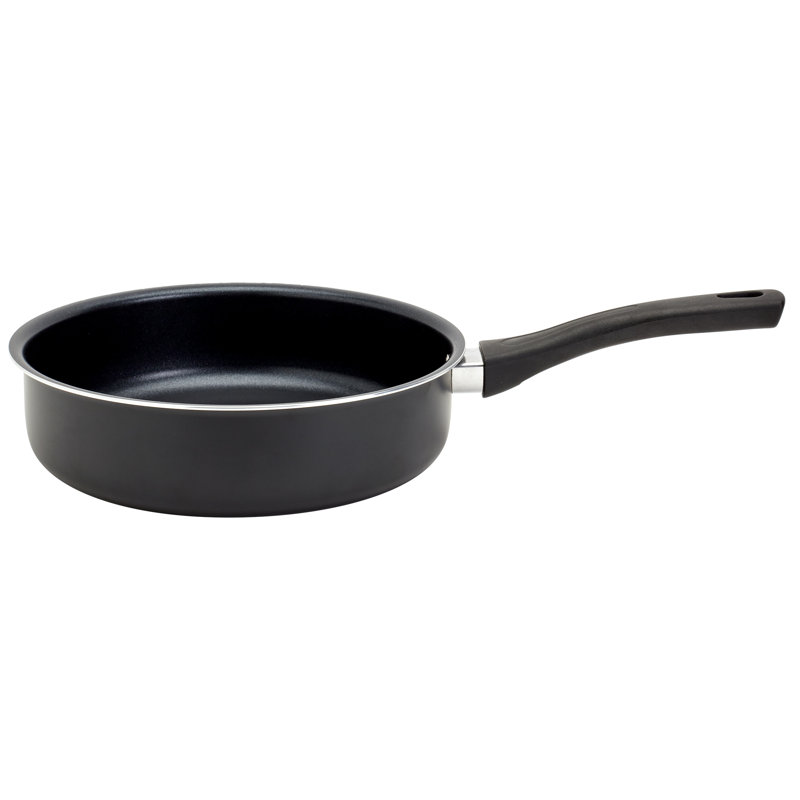 32-Piece Black Non-Stick Aluminum Cookware Set with Bakelite Handles
