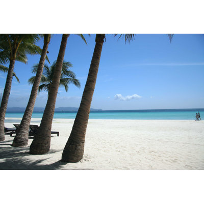 Beach Scene - Photographie sur toile tendue