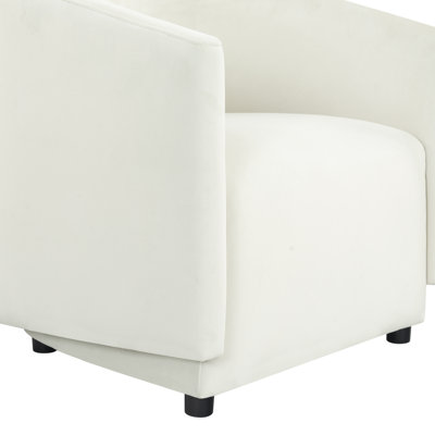 Fauteuil d'appoint en velours Kiani
