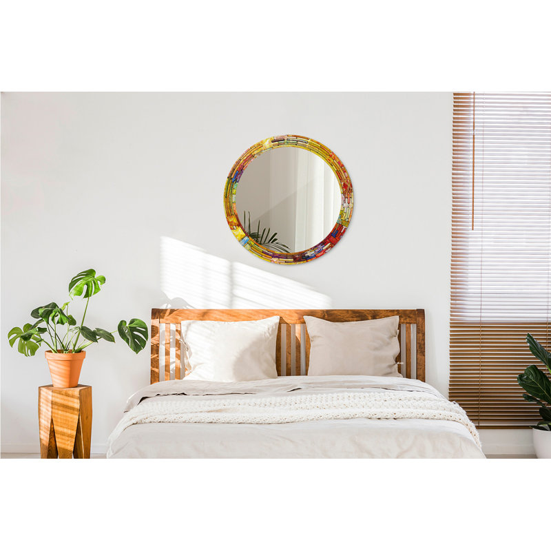 Huldar Glass Flat Wall Mirror