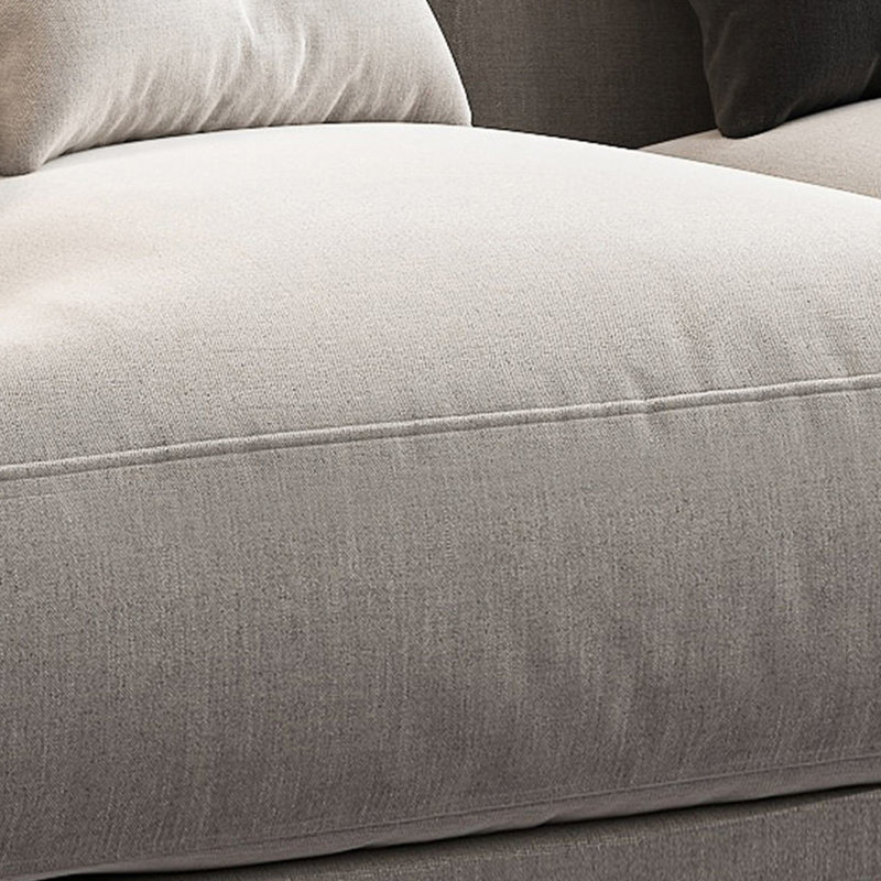 Canapé simple et moderne en coton et lin, H 30,7 po x l 70,86 po x P 42,51 po, 2