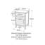 Amanraj 40cm W Solid + Manufactured Wood Bedside Table-1149372037