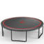 Trampoline d'extérieur durable avec plusieurs caractéristiques de sécurité et accessoires amusants