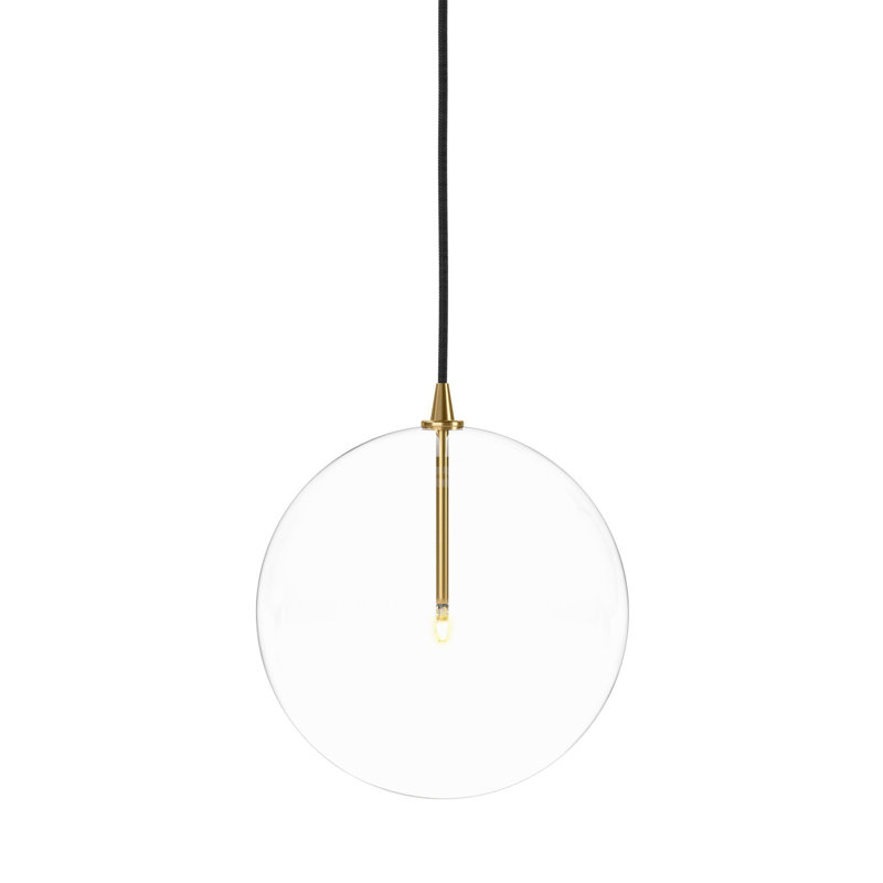 Jussica 1 - Light Pendant, 126.61" H x 11.81" W x 11.81" D, Burnished Brass