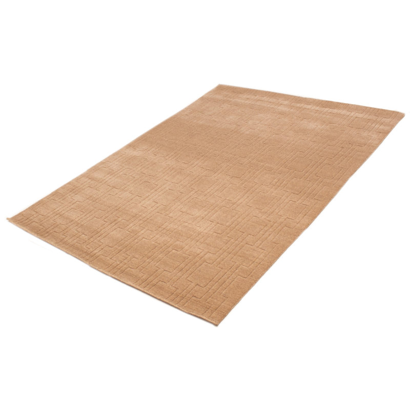 Tapis brun clair Kashkuli 6 pi 6 po x 9 pi 3 po Gabbeh