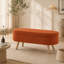 Banc de rangement avec repose-pieds ovale Luxury-134003087-134003126