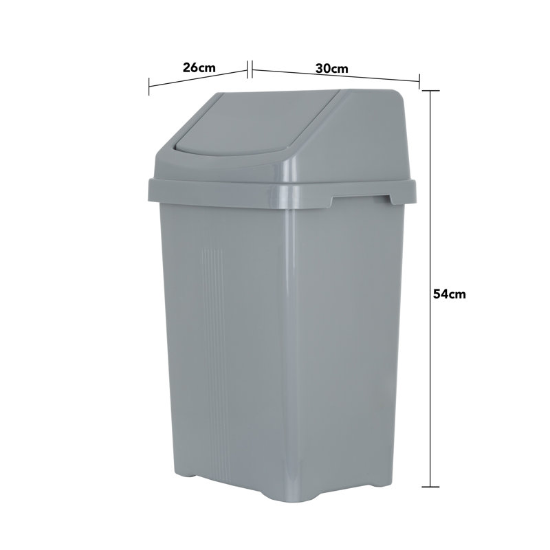 Wham Casa 2 Piece Bin Set Sliver