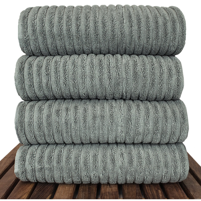 Metivier Bath Towel, Gray