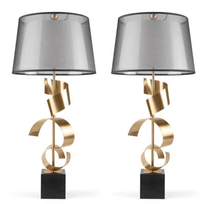 Lampe de table en marbre