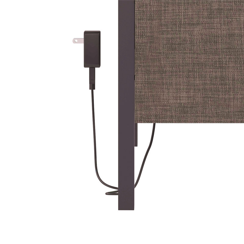 Lit tapissier Paloma avec port USB