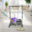 Movable Broom And Mop Holder(Load Bearing Capacity-220.46Lbs
