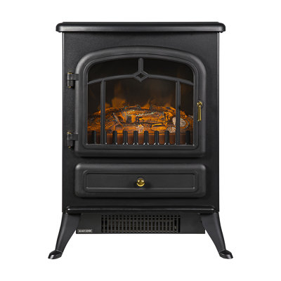Russell Hobbs 42 cm W Black Electric Stove with 6314 BTU