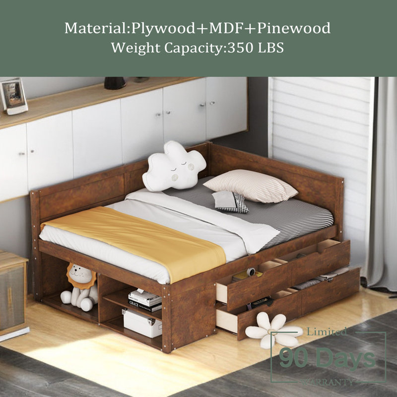 Cezanne Daybed, Walnut, Full / Double