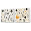 William - ensemble de 2 collages carrés botaniques abstraits-101849579-101849582
