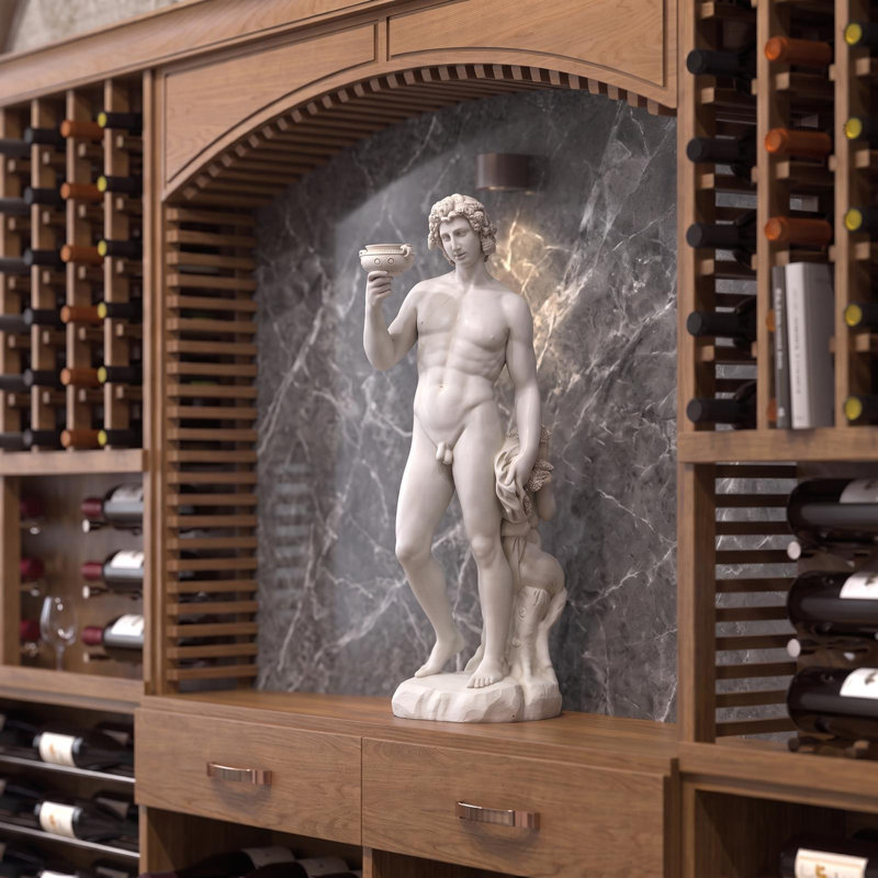Statue Bacchus, dieu romain du vin