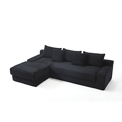 Canapé-lit modulaire en L convertible