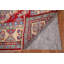 Tapis oriental géométrique rouge Kazak 5