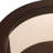 Wilfredo Round Solid Wood Coffee Table in Chocolate Oak