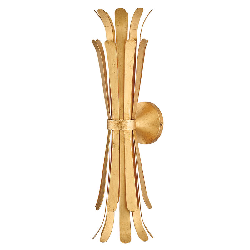 Hinkley Reina Sconce, Distressed Brass
