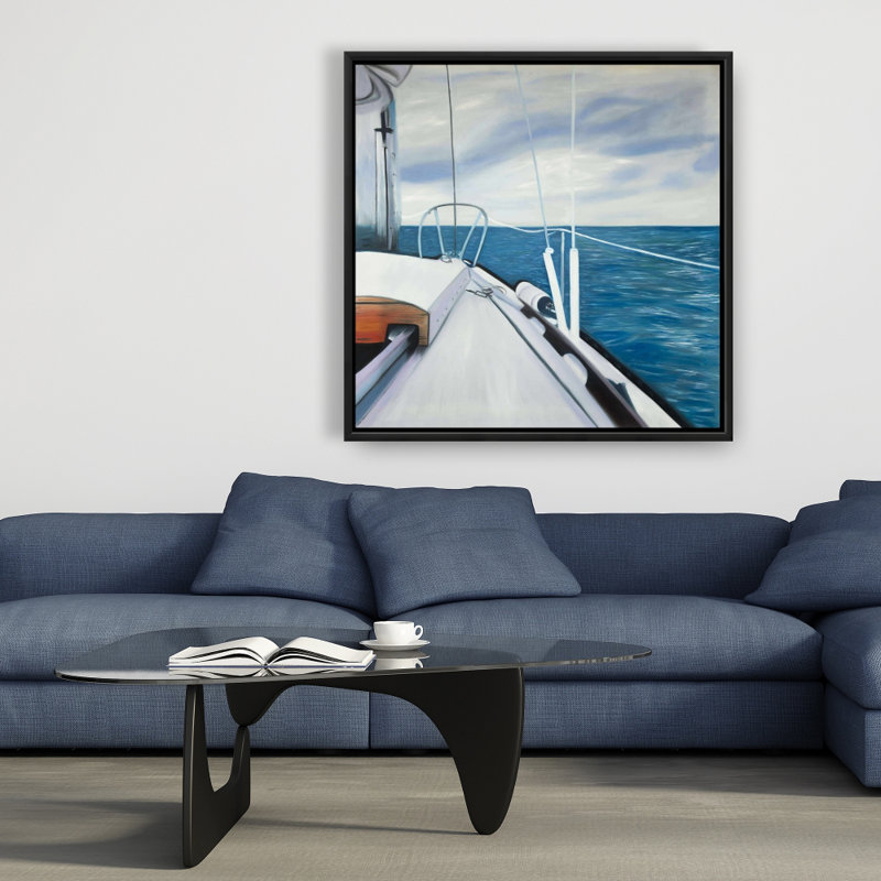 Sail On The Water Print On Canvas