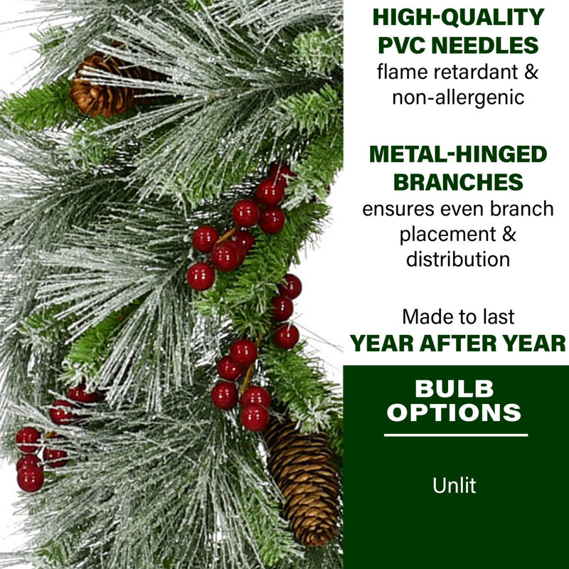 Buffalo Fir Faux 25'' Wreath