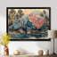 Hippopotame abstrait sérénité en Afrique II - Hippopotame mural-881223702-881223724-881223696