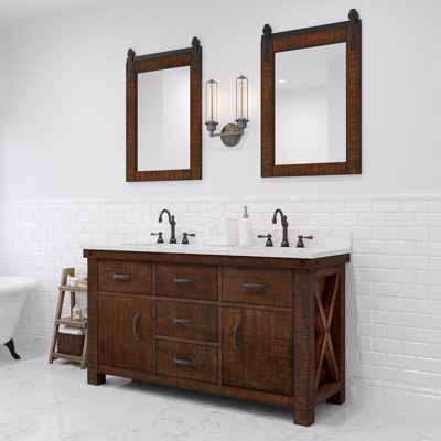 Aberdeen 60" Bath Vanity with Faucet and Mirror