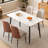 Khaleesie Rectangular Sintered Stone Ceramics Dining Table-949719514