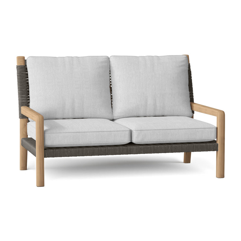 Hudson Outdoor 2 - Seat Loveseat, Hudson Charcoal Lace, Smoke