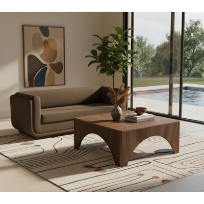 Kimora 86.5" Round Arm Sofa
