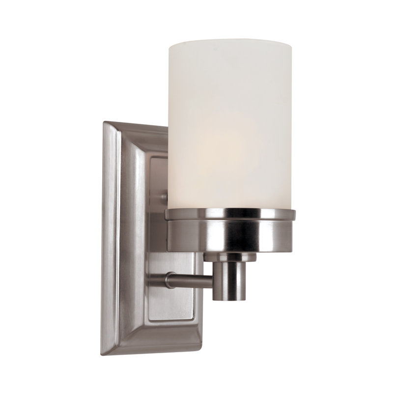 Applique murale articulée en nickel à 1 lumière Kincer