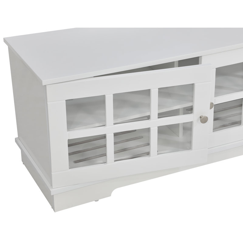 Weside TV Stand for TVs up to 55", White