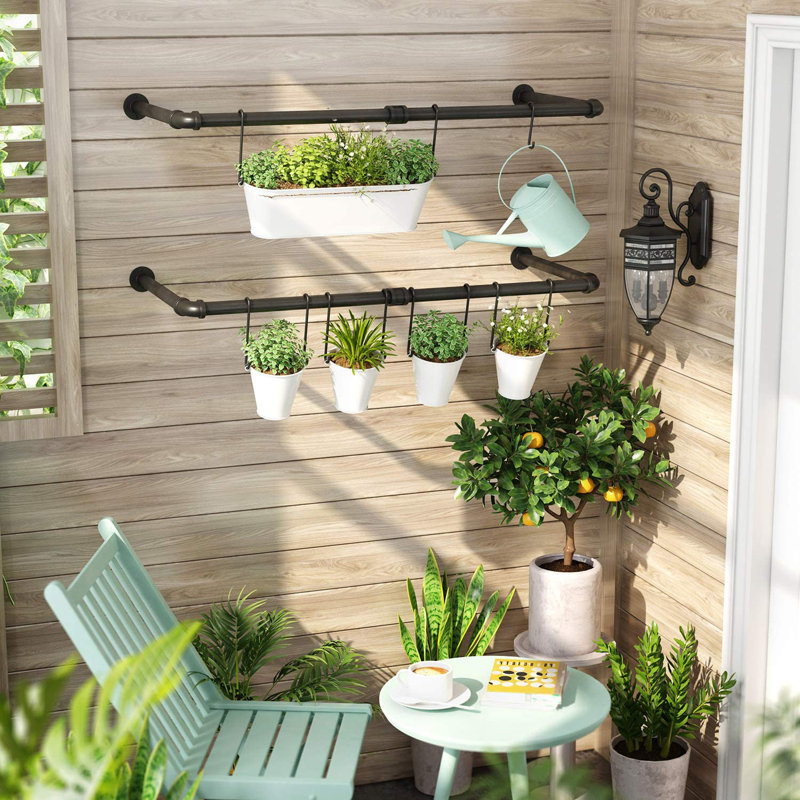 Mcdougald Steel Wall Wall Mounted Coat Rack