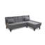 Canapé modulaire d'angle rembourré 88,6 po Sky-1732536104