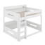 Lit superposé grand sur grand avec tablettes de rangement et ports USB-45219743