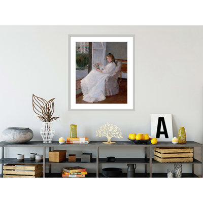 The Artist's Sister at a Window by Berthe Morisot - Framed Giclee Print