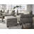 Leinster Faux Leather Upholstered Nailhead Ottoman