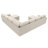 Caren Upholstered Sleeper Sectional Modular Sofa Bed With Ottoman-115354300