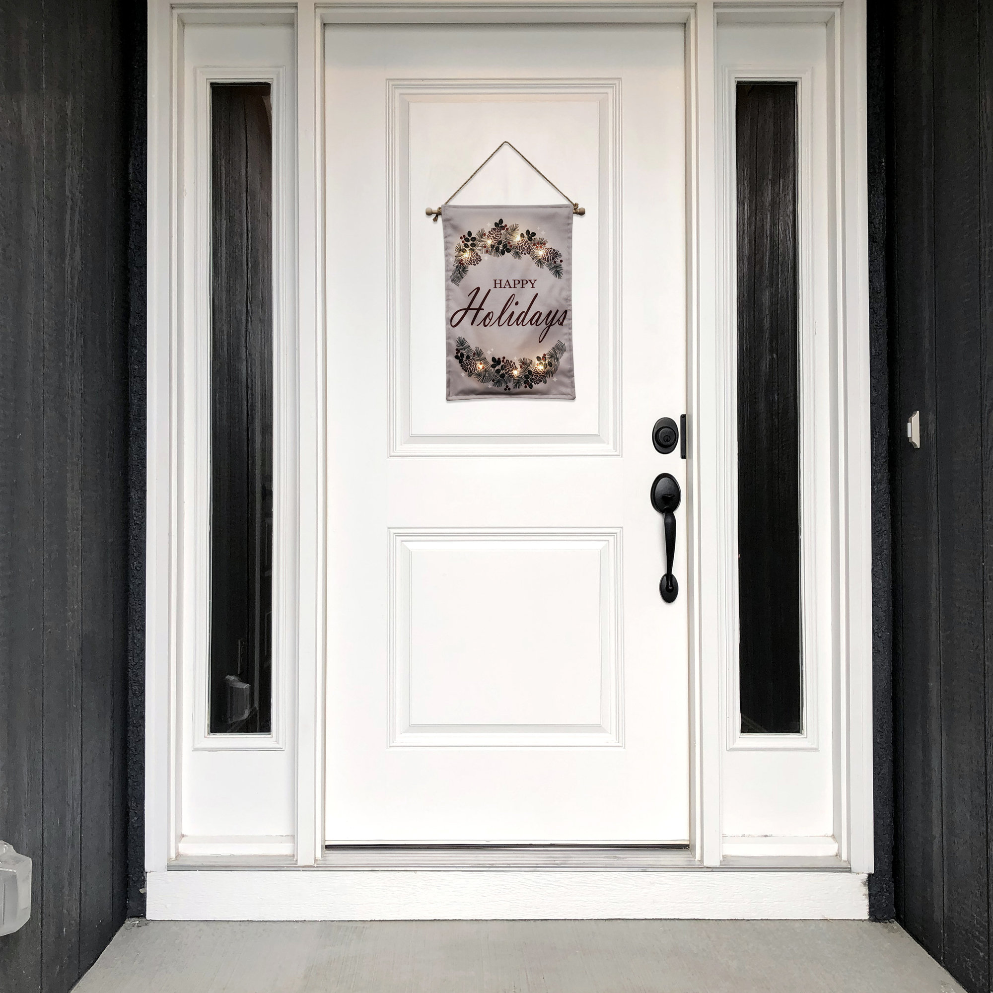 The Holiday Aisle® Harrah Happy Holidays BatteryOperated Lighted Wall