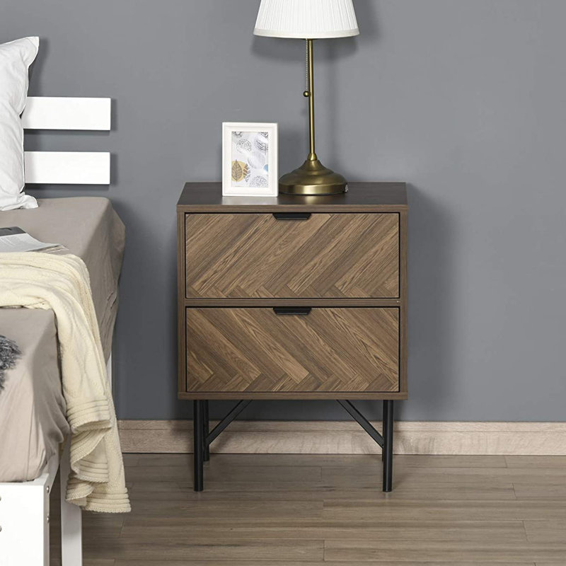Monterey 1 Drawer Bedside Table - Wayfair