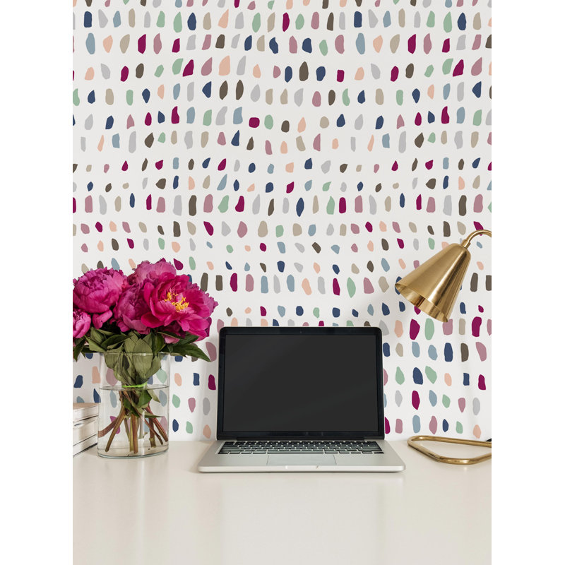 Confetti Time Peel And Stick Vinyl Wallpaper, Multi