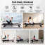Machine de réformage Pilates pliable de 91 pouces, équipement de gymnastique à la maison de capacité 330 LBS avec barre de pied à 4 positions, poulies réglables à 3 niveaux et supports d'épaule amovibles