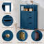 Armoire de salle de bain autoportante l 22 po x H 34,1 po x P 11,5 po Brigit-420474285-479574104