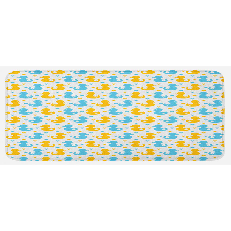Tapis de cuisine en caoutchouc canard