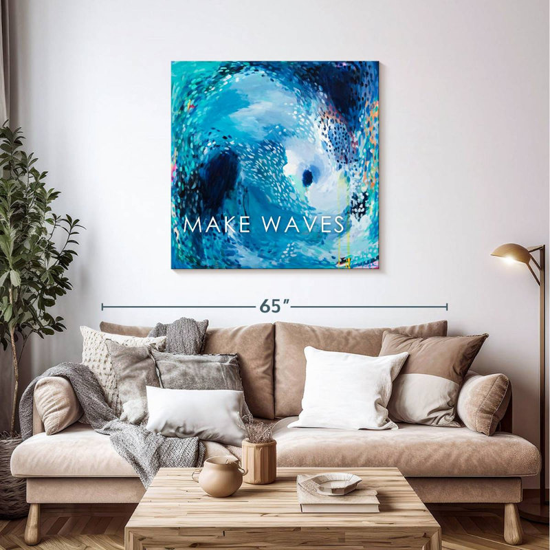 The Moon Pulls The Tide, 39" H x 39" W
